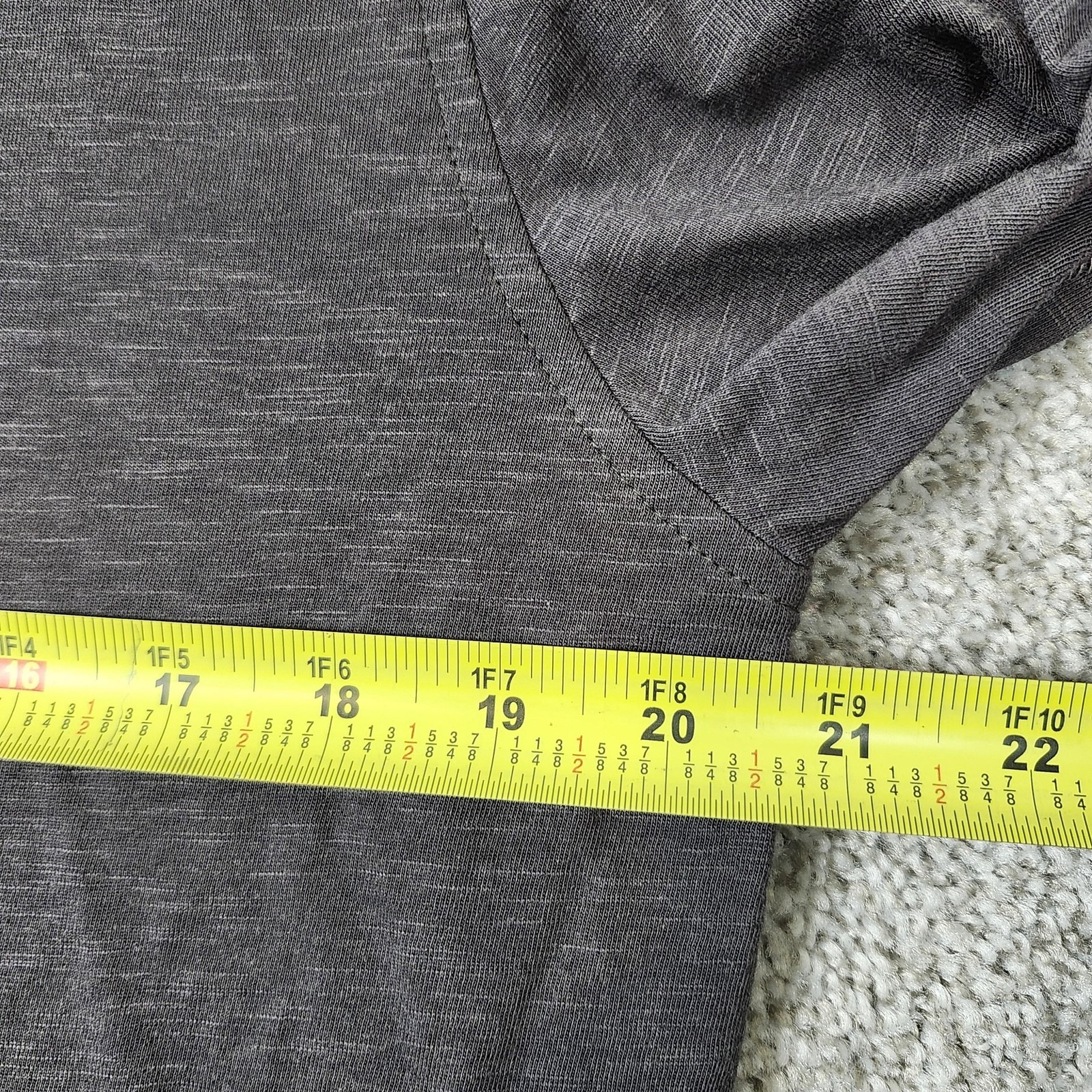 Robert Barakett Polo Shirt Mens Large Gray Foster Ss Cotton Modal Jersey Casual — image 6 of 8
